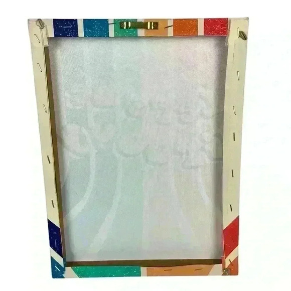 Groovy  70s Rainbow Canvas Print Wall Art Motivational Quote - 13.5”x10” Decor - Picture 2 of 6